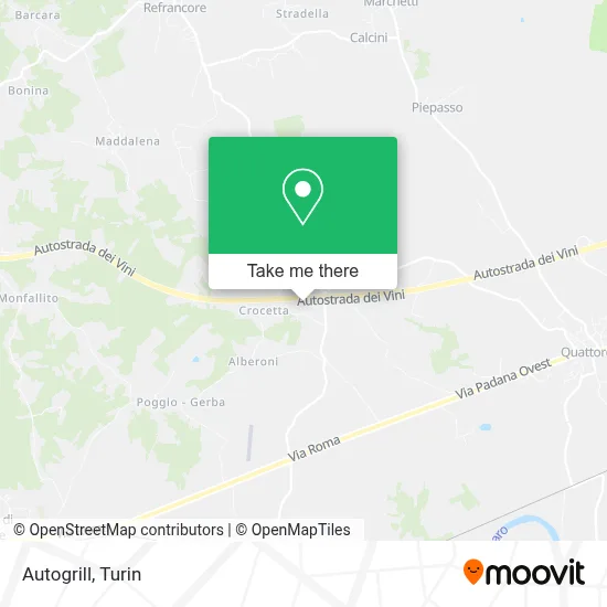Autogrill map
