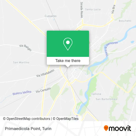 Primaedicola Point map