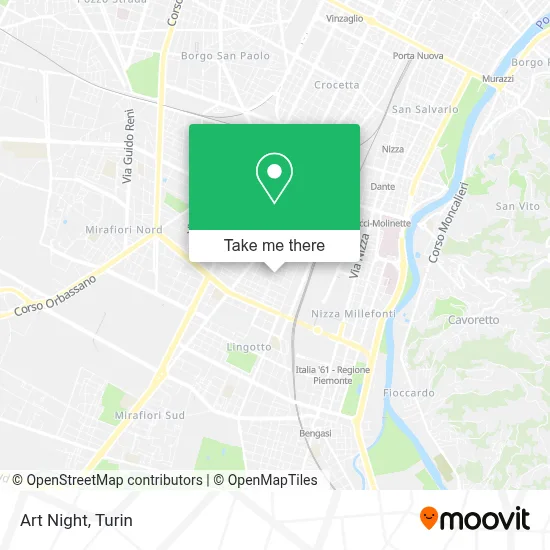 Art Night map