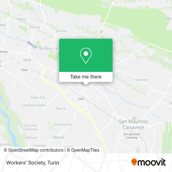 Workers' Society map