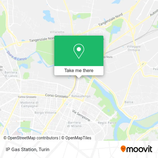 IP Gas Station map