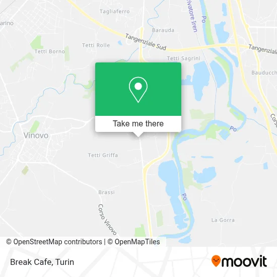Break Cafe map
