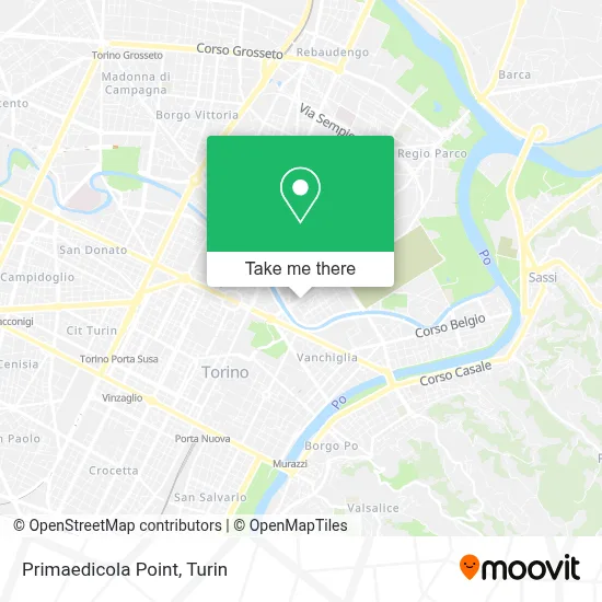 Primaedicola Point map