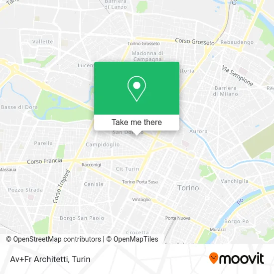 Av+Fr Architetti map
