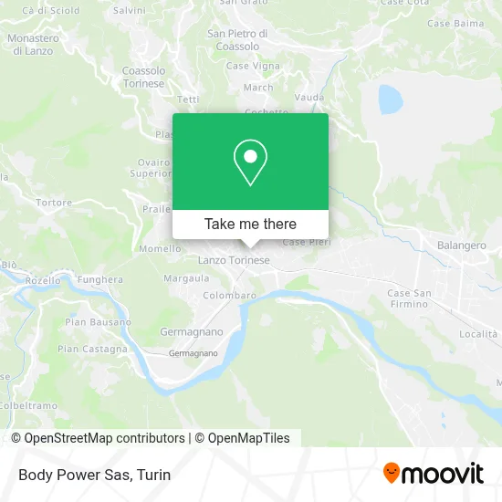 Body Power Sas map