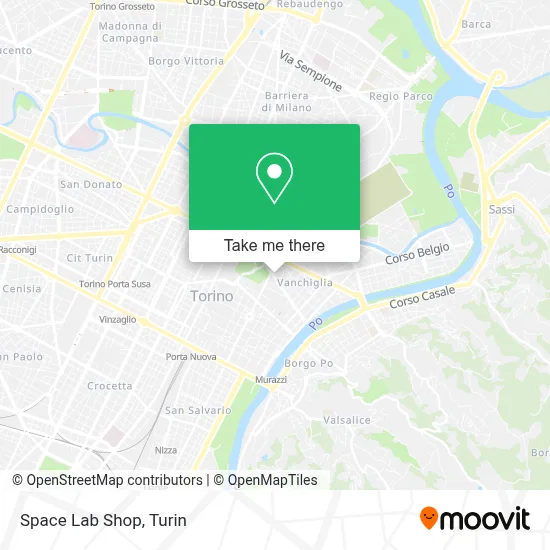 Space Lab Shop map