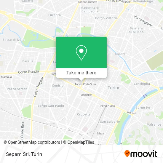 Sepam Srl map