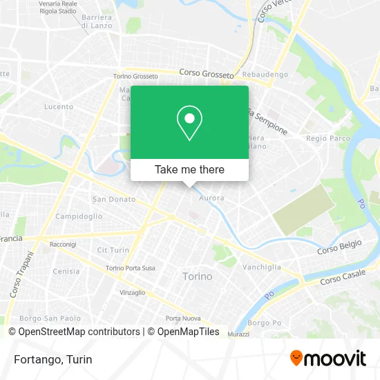 Fortango map