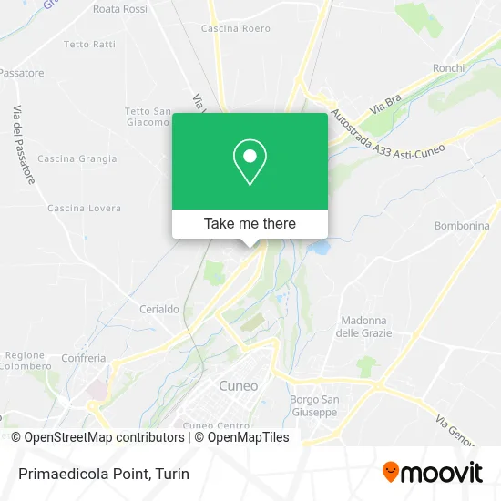 Primaedicola Point map