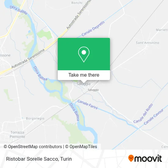 Ristobar Sorelle Sacco map