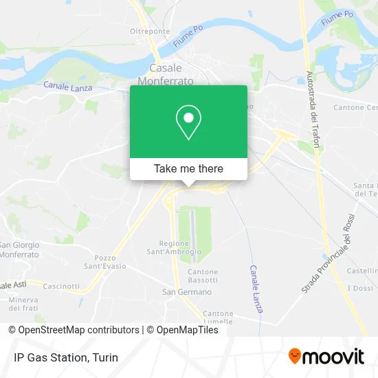 IP Gas Station map