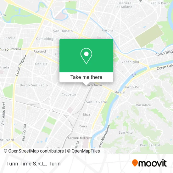Turin Time S.R.L. map
