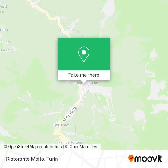 Ristorante Maito map