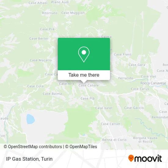 IP Gas Station map