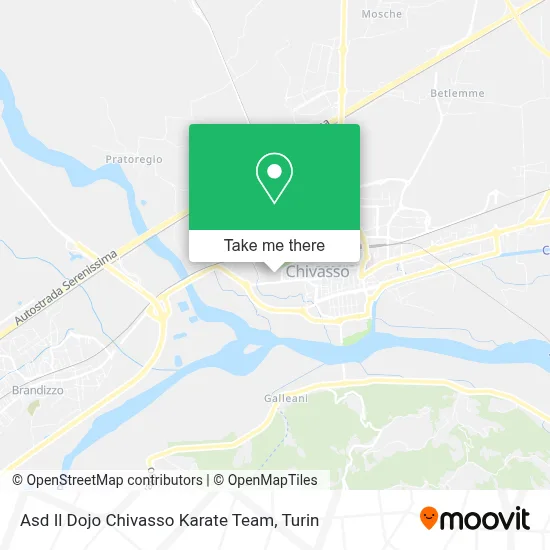 Asd Il Dojo Chivasso Karate Team map