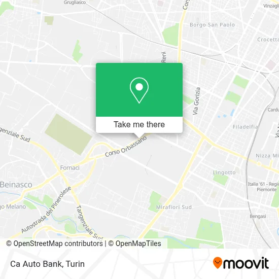 Ca Auto Bank map