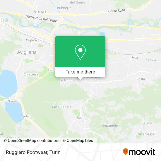 Ruggiero Footwear map