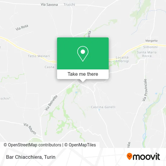 Bar Chiacchiera map