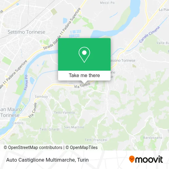 Auto Castiglione Multimarche map
