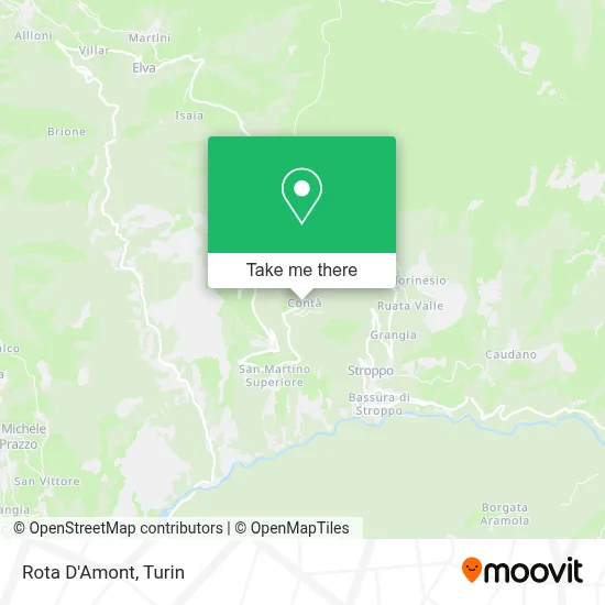 Rota D'Amont map
