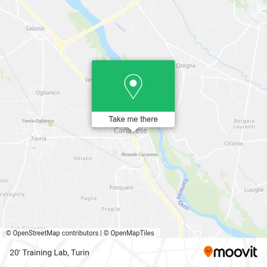 20' Training Lab map