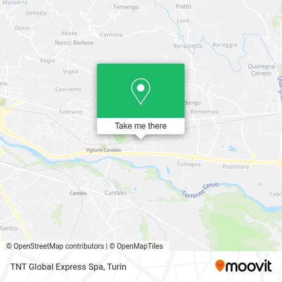 TNT Global Express Spa map