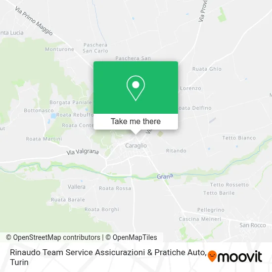 Rinaudo Team Service Assicurazioni & Pratiche Auto map