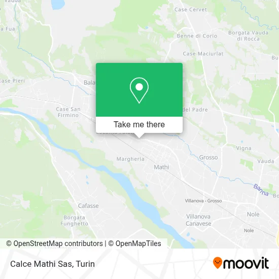 Calce Mathi Sas map