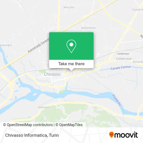Chivasso Informatica map