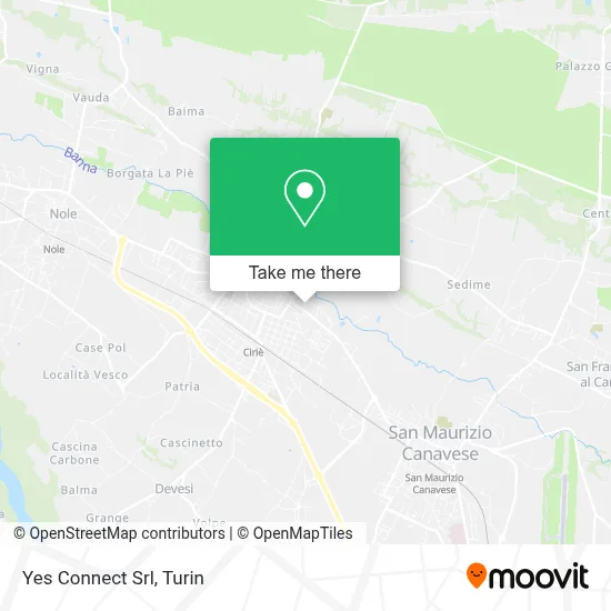 Yes Connect Srl map