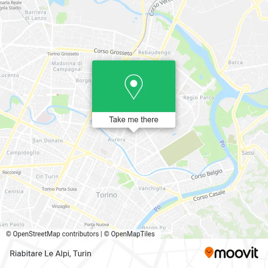 Riabitare Le Alpi map