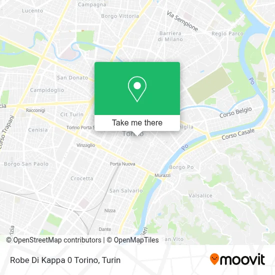 Robe Di Kappa 0 Torino map