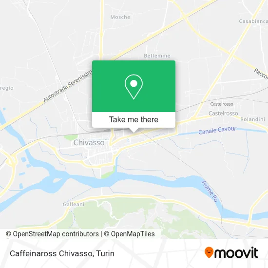 Caffeinaross Chivasso map