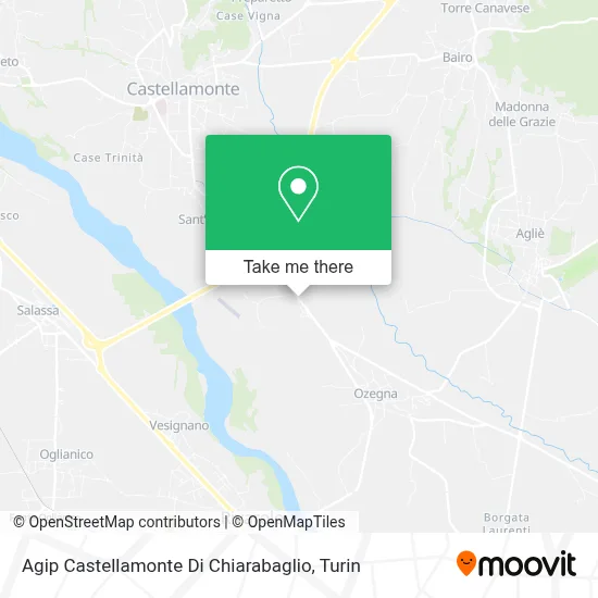 Agip Castellamonte Di Chiarabaglio map