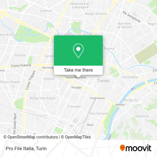 Pro.File Italia map