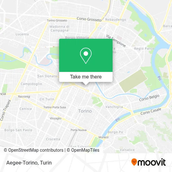 Aegee-Torino map