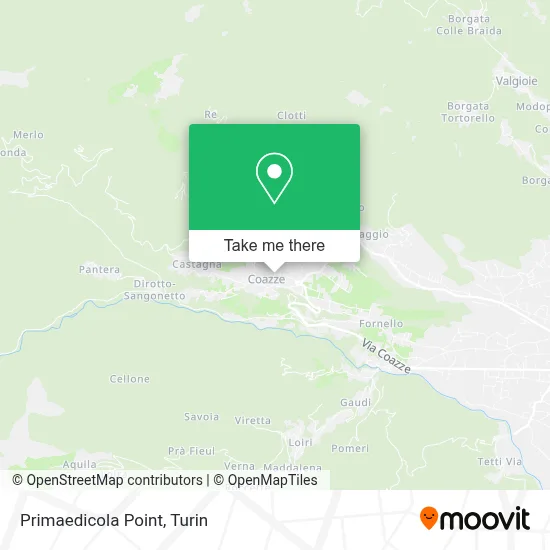 Primaedicola Point map