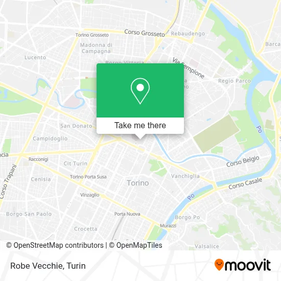 Robe Vecchie map