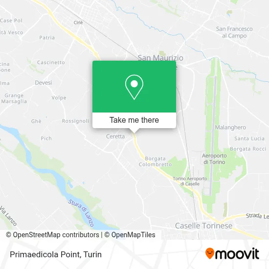 Primaedicola Point map