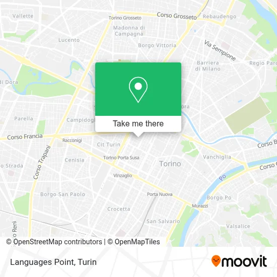 Languages Point map
