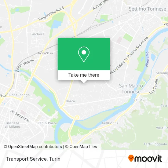 Transport Service map