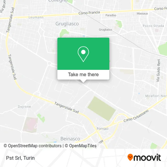 Pst Srl map