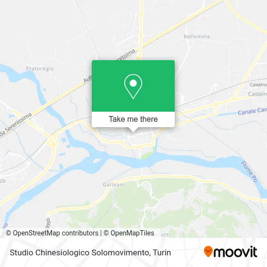 Studio Chinesiologico Solomovimento map