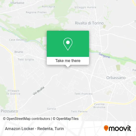 Amazon Locker - Redenta map