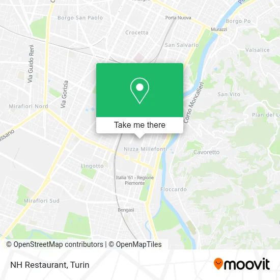 NH Restaurant map