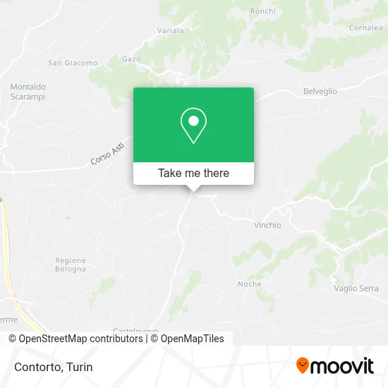 Contorto map