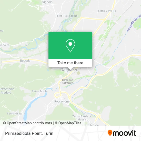 Primaedicola Point map