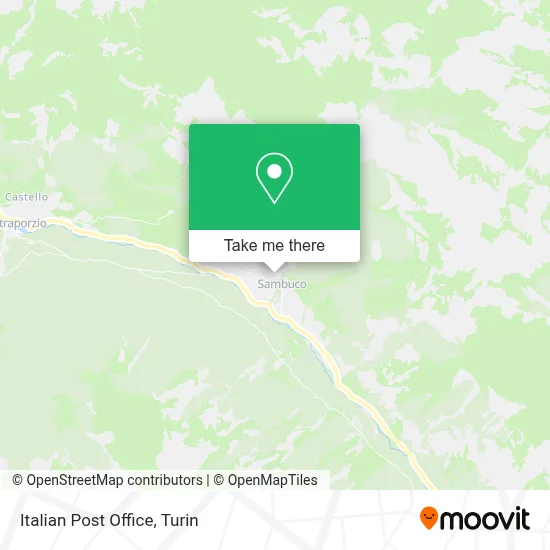 Italian Post Office map