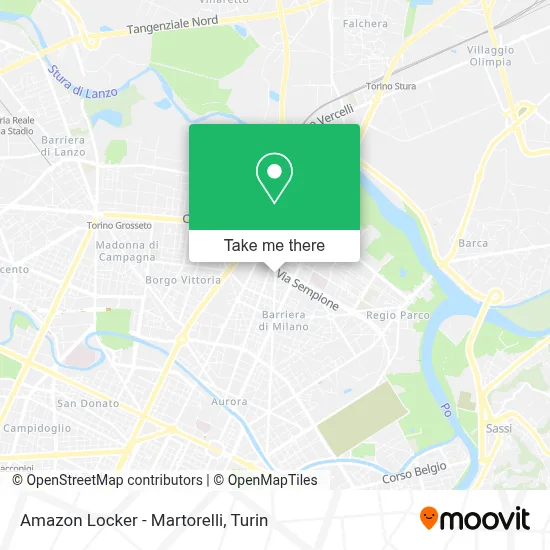 Amazon Locker - Martorelli map
