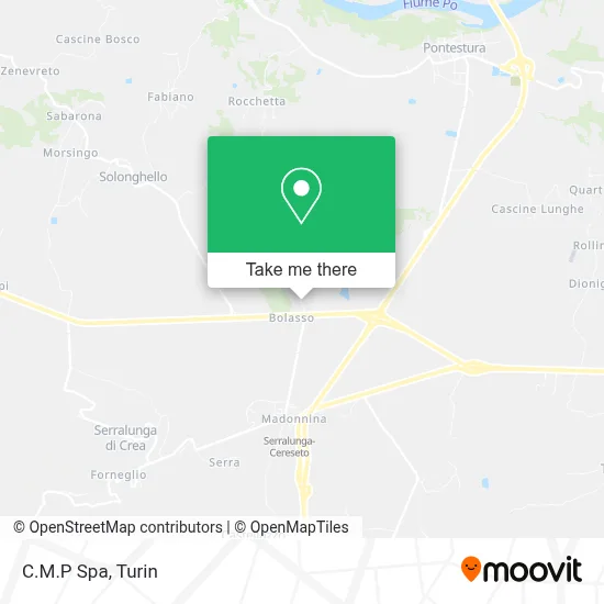 C.M.P Spa map